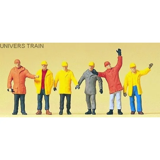 Preiser 14034 Figures, workers with protective clothing - Preiser -... Preiser_14034-Preiser 14034 Figures, workers with protective clothing - Preiser_14034