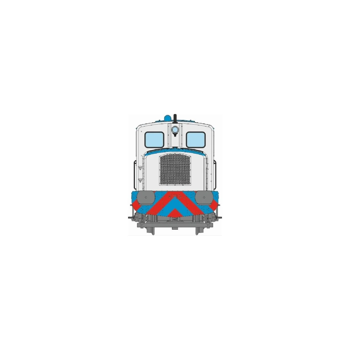 Ree Modeles MB 124S copy of the MOYSE 32 TDE industrial shunting lo...