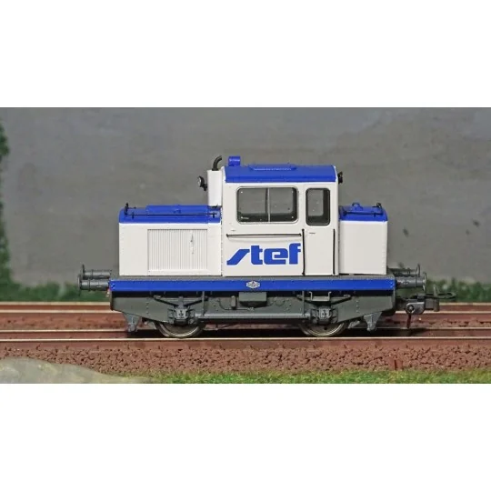 MB-124-Ree Modeles MB 124S copy of the MOYSE 32 TDE industrial shunting locomotive, formerly SNCF and STEF, epoch IV-V, with digital so