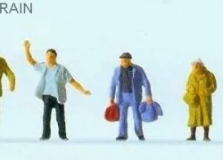 Preiser 14046 characters, travelers and reception staff