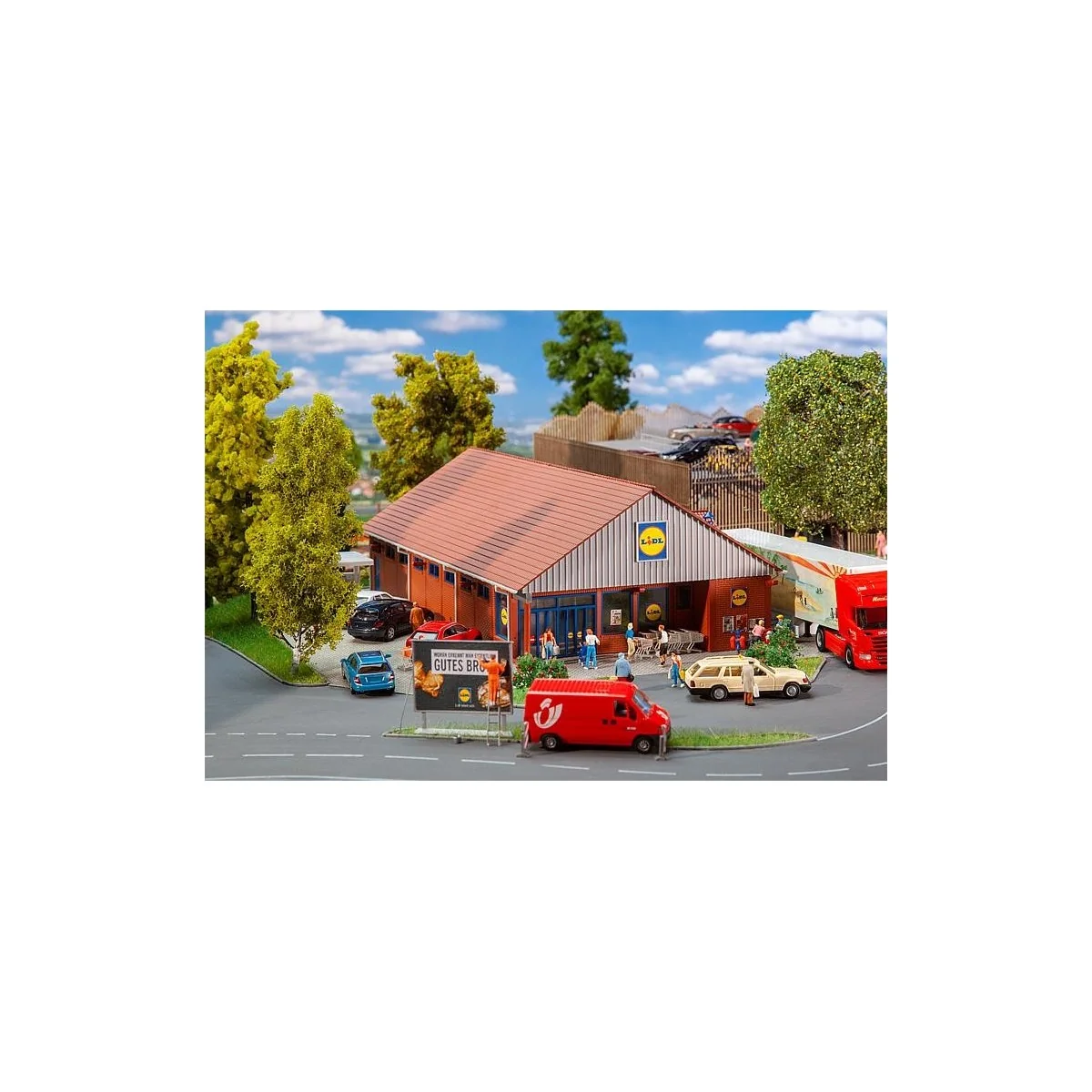 Faller 130615 Model Kit, Lidl Supermarket - Faller_130615