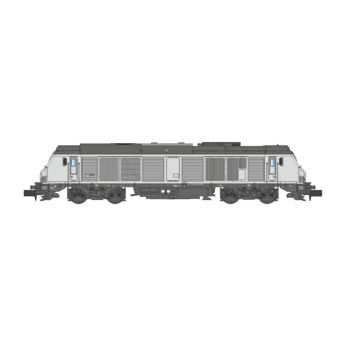 REE Modeles NW110 Locomotive Diesel BB 75105, CFL CARGO, échelle N Ree Modeles NW-110 - 3
