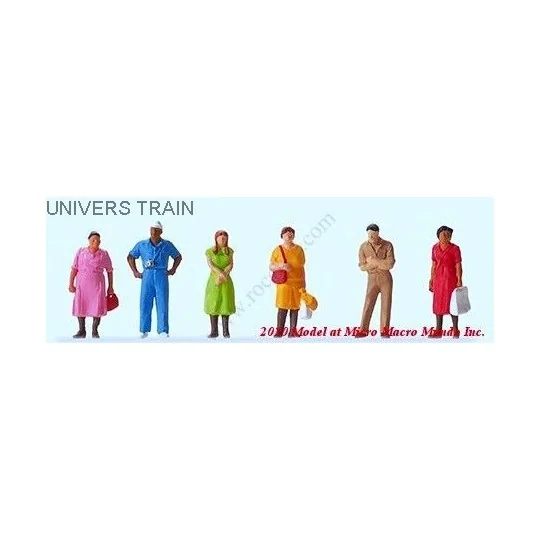 Preiser 14047 figures, standing passers-by - Preiser - Preiser_14047 Preiser_14047-Preiser 14047 figures, standing passers-by - Preiser_14047