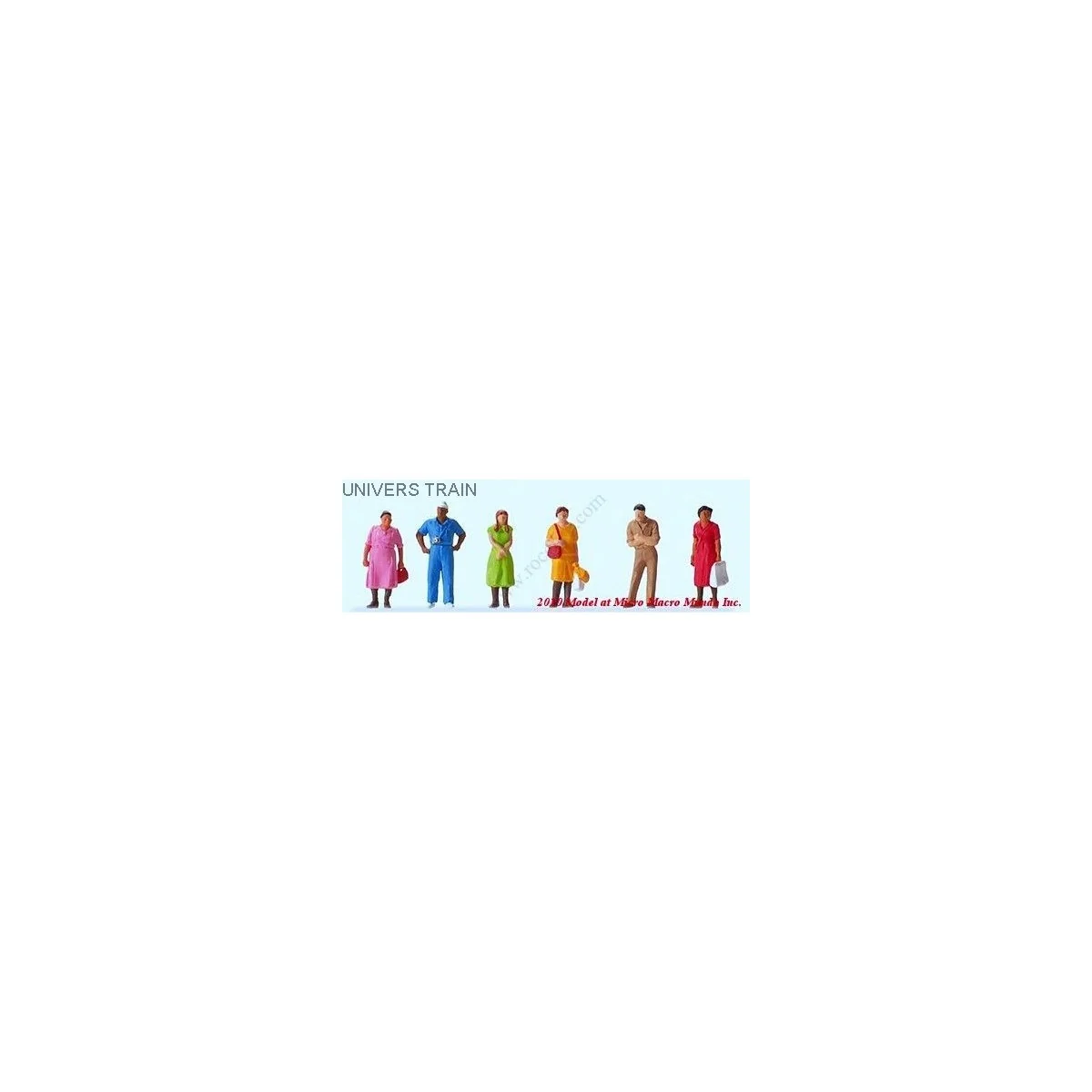 Preiser 14047 figures, standing passers-by - Preiser - Preiser_14047 Preiser 14047 figures, standing passers-by - Preiser - Preiser_14047