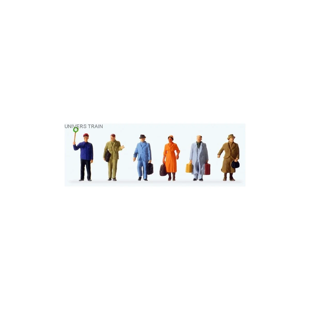 Preiser 14049 figures, travelers on the platform - Preiser - Preise... Preiser 14049 figures, travelers on the platform - Preiser - Preise...