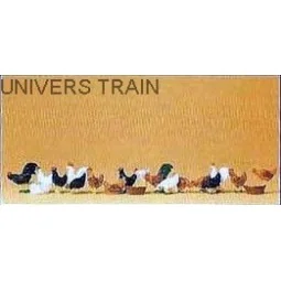 Preiser 14168 animaux, poules et coqs Preiser Preiser_14168 - 1