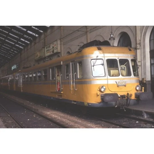 Jouef HJ2387 Autorail diesel RGP2 X 2700 à 2 voitures, SNCF, livré orange - argent Jouef HJ2387 - 5 HJ2387-Jouef HJ2387 Autorail diesel RGP2 X 2700 à 2 voitures, SNCF, livré orange - argent