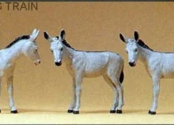 Preiser 10151 animals, donkeys