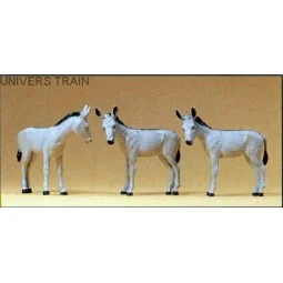 Preiser 10151 animals, donkeys - Preiser_10151