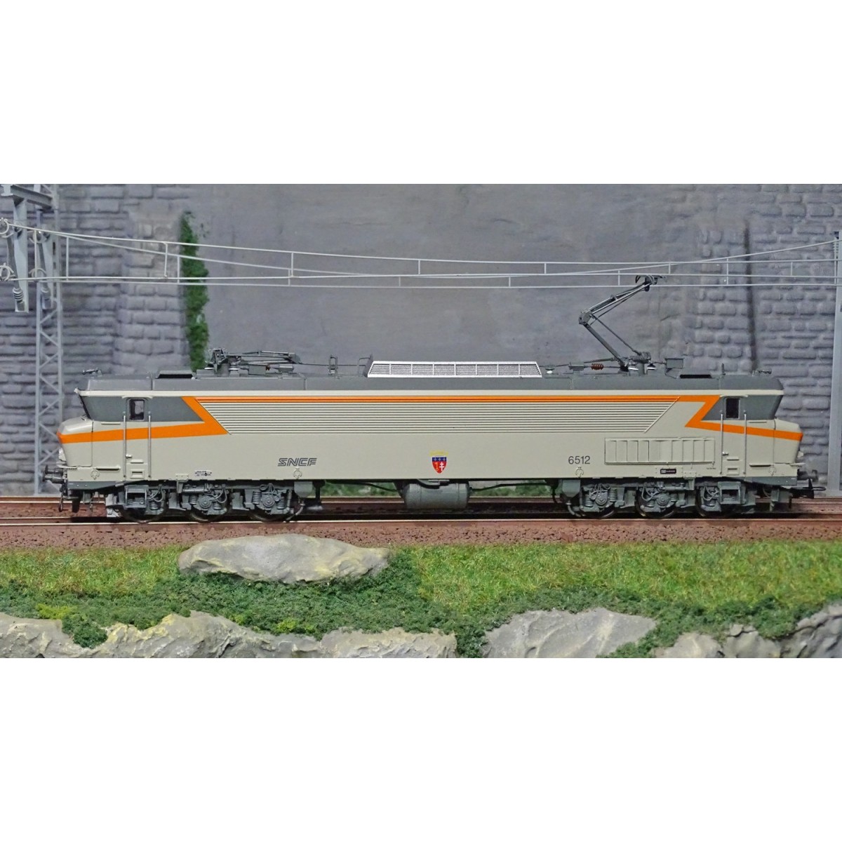 Jouef HJ2369S Locomotive électrique CC 6512, SNCF, livré Béton, digital sonore Jouef HJ2369S - 2