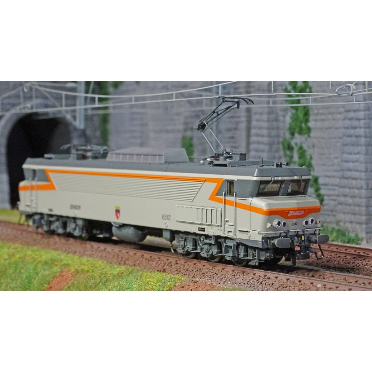 Jouef HJ2369S CC 6512 electric locomotive, SNCF, concrete finish, d...