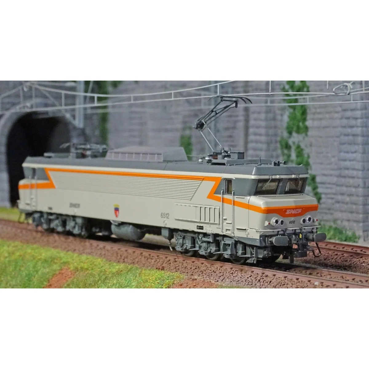 Jouef HJ2369S CC 6512 electric locomotive, SNCF, concrete finish, d... Jouef HJ2369S CC 6512 electric locomotive, SNCF, concrete finish, d...
