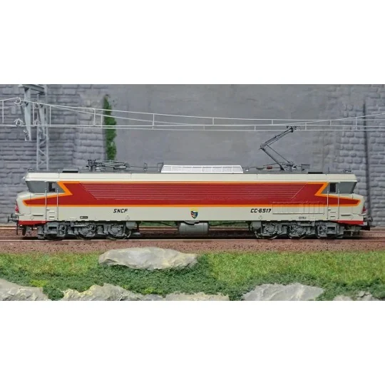 HJ2372S-copy of Jouef HJ2371S Locomotive électrique CC 6550, SNCF, livré vert et blanc, digital sonore