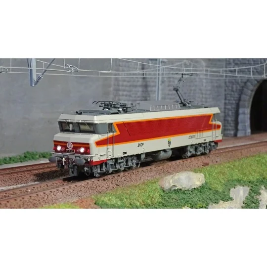 HJ2372-copy of Jouef HJ2372S Locomotive électrique CC 6517, SNCF, livré Béton rouge, Beffara, digital sonore
