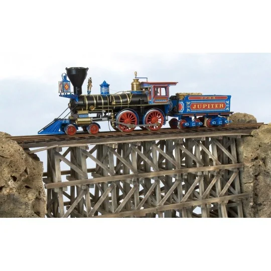 OcCre 54007 Locomotive Jupiter 1/32 kit construction bois métal OcCre 54007 - 10 54007-OcCre 54007 Locomotive Jupiter 1/32 kit construction bois métal
