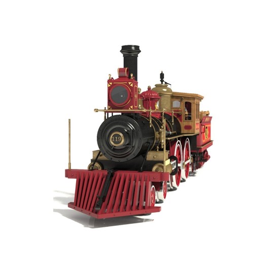 54008-Locomotive Rogers No.119 1/32 OcCre metal wood construction kit