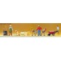 Preiser_10046-Preiser 10046 Personnages, jardiniers et accessoires