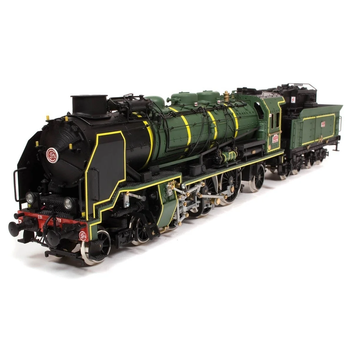 Locomotive steamed Pacific 231 SNCF 1:32 ocCre metal wood construct...