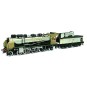 54003-Locomotive vapeur Pacific 231 SNCF 1/32 kit construction bois métal OcCre
