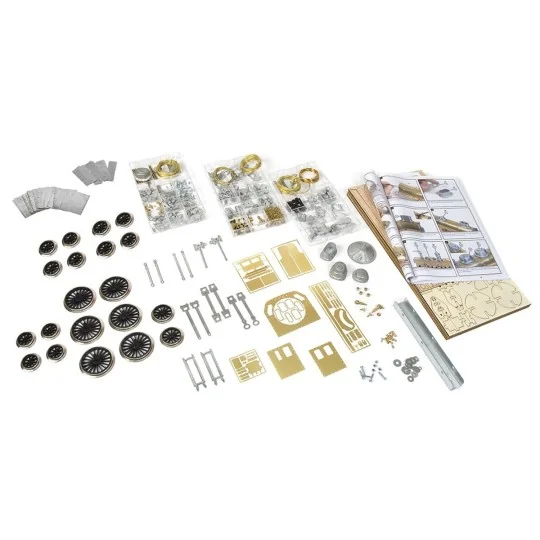 54003-Locomotive steamed Pacific 231 SNCF 1:32 ocCre metal wood construction kit