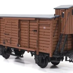 OcCre 56002 Wagon de marchandise couvert avec guérite 1/32 kit construction bois métal OcCre 56002 - 1