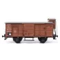 OcCre 56002 Wagon de marchandise couvert avec guérite 1/32 kit construction bois métal OcCre 56002 - 5 56002-OcCre 56002 Wagon de marchandise couvert avec guérite 1/32 kit construction bois métal
