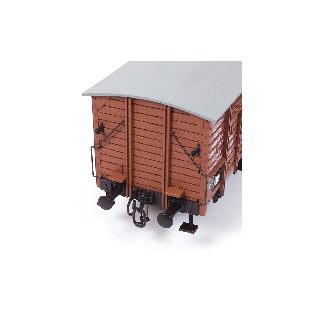OcCre 56002 Wagon de marchandise couvert avec guérite 1/32 kit construction bois métal OcCre 56002 - 8