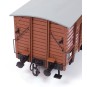56002-Covered merchandise wagon with 1/32 OcCre metal wood construction kit