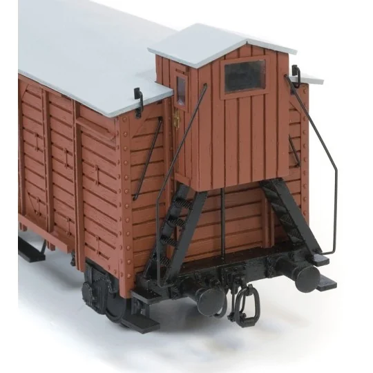 OcCre 56002 Wagon de marchandise couvert avec guérite 1/32 kit construction bois métal OcCre 56002 - 9 56002-OcCre 56002 Wagon de marchandise couvert avec guérite 1/32 kit construction bois métal