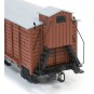 56002-Covered merchandise wagon with 1/32 OcCre metal wood construction kit