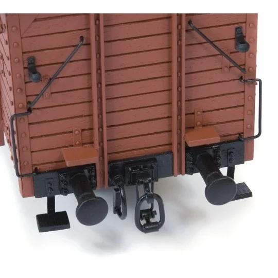 OcCre 56002 Wagon de marchandise couvert avec guérite 1/32 kit construction bois métal OcCre 56002 - 10 56002-OcCre 56002 Wagon de marchandise couvert avec guérite 1/32 kit construction bois métal