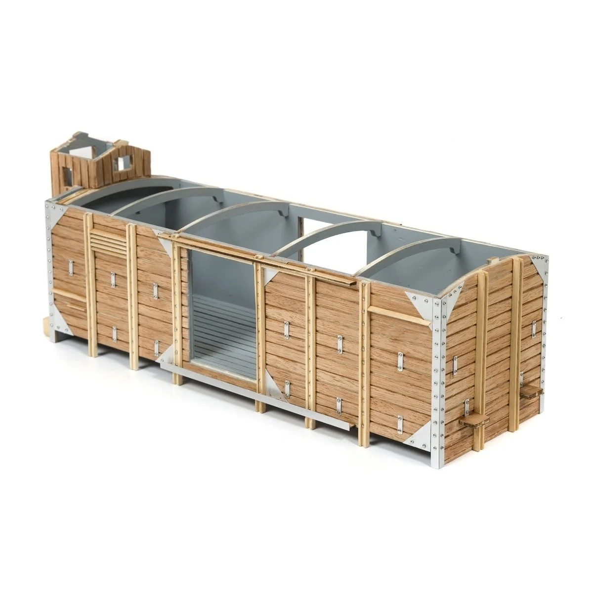 OcCre 56002 Wagon de marchandise couvert avec guérite 1/32 kit construction bois métal OcCre 56002 - 11 OcCre 56002 Wagon de marchandise couvert avec guérite 1/32 kit construction bois métal OcCre 56002 - 11