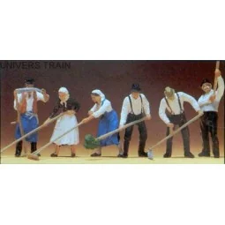 Preiser 10045 figures, hay harvest - Preiser_10045