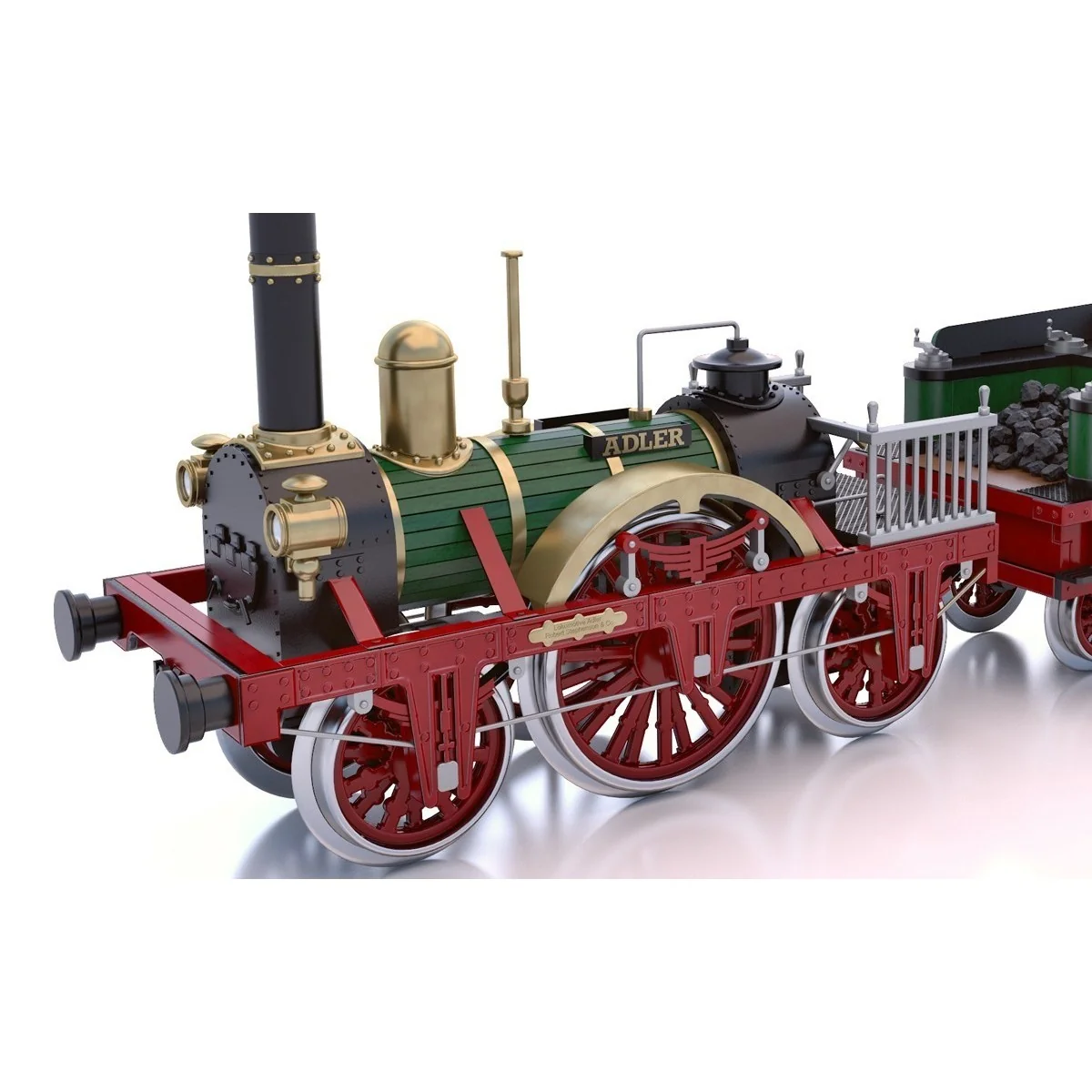 OcCre 54001 Adler Steam Locomotive 1/24 scale wood and metal constr... OcCre 54001 Adler Steam Locomotive 1/24 scale wood and metal constr...