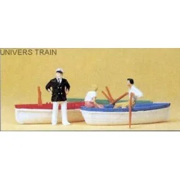 Preiser 10072 figures, boat rental - Preiser - PREISER_10072