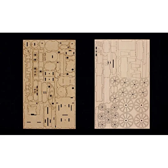 54001-OcCre 54001 Locomotive à vapeur Adler 1/24 kit construction bois métal