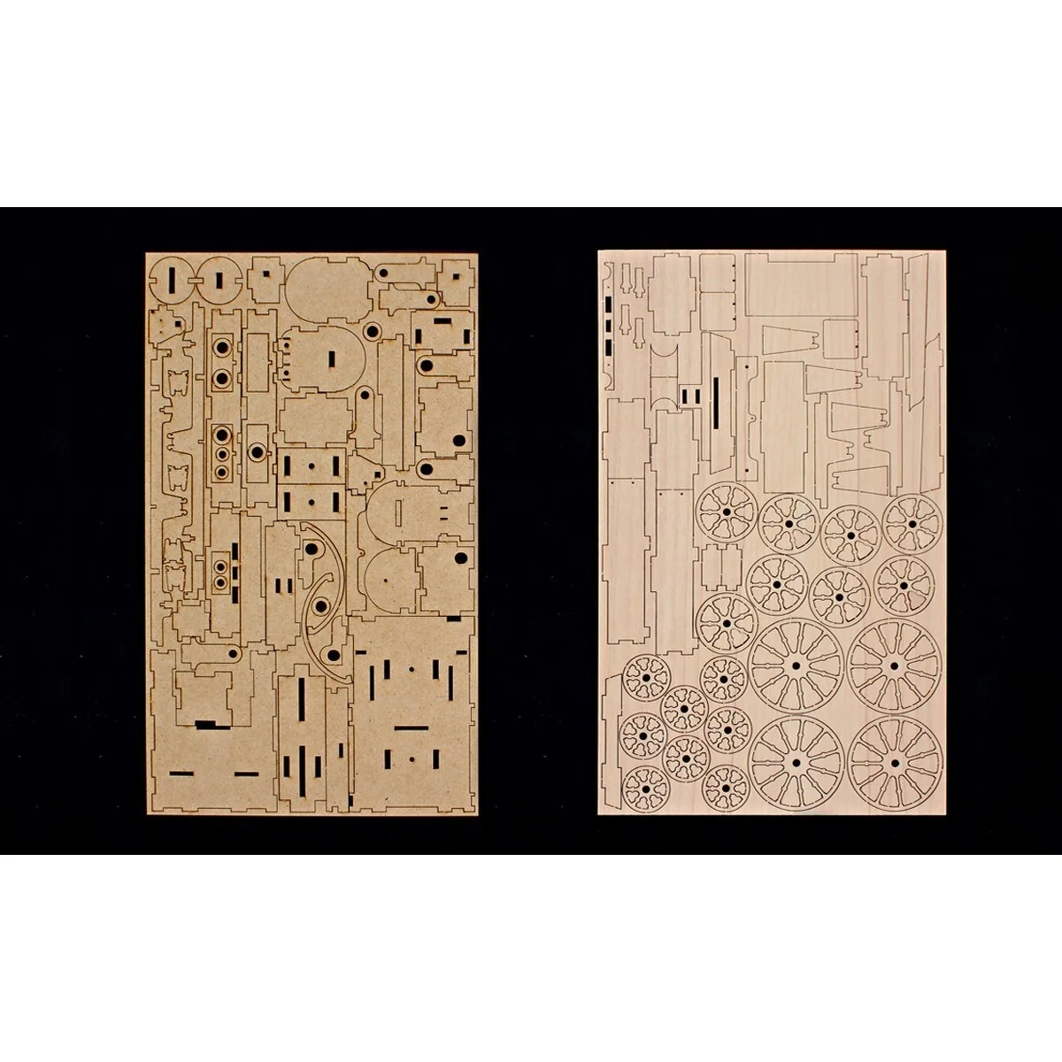 Steam locomotive Adler 1/24 ocCre metal wood construction kit - 54001