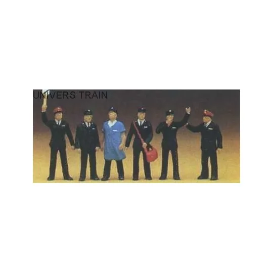 PREISER_10087-Preiser 10087 Characters, Swiss railway workers
