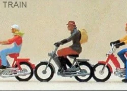 Preiser 10125 figures, moped riders