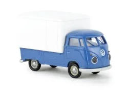 Brekina 32451 Volkswagen T1b, blue and white tarpaulin-covered - Sai - SAI_32451