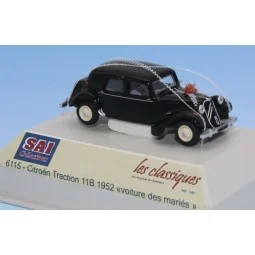 SAI 6115 Citroën Traction 11B 1952, black, Wedding Car - Sai_6115