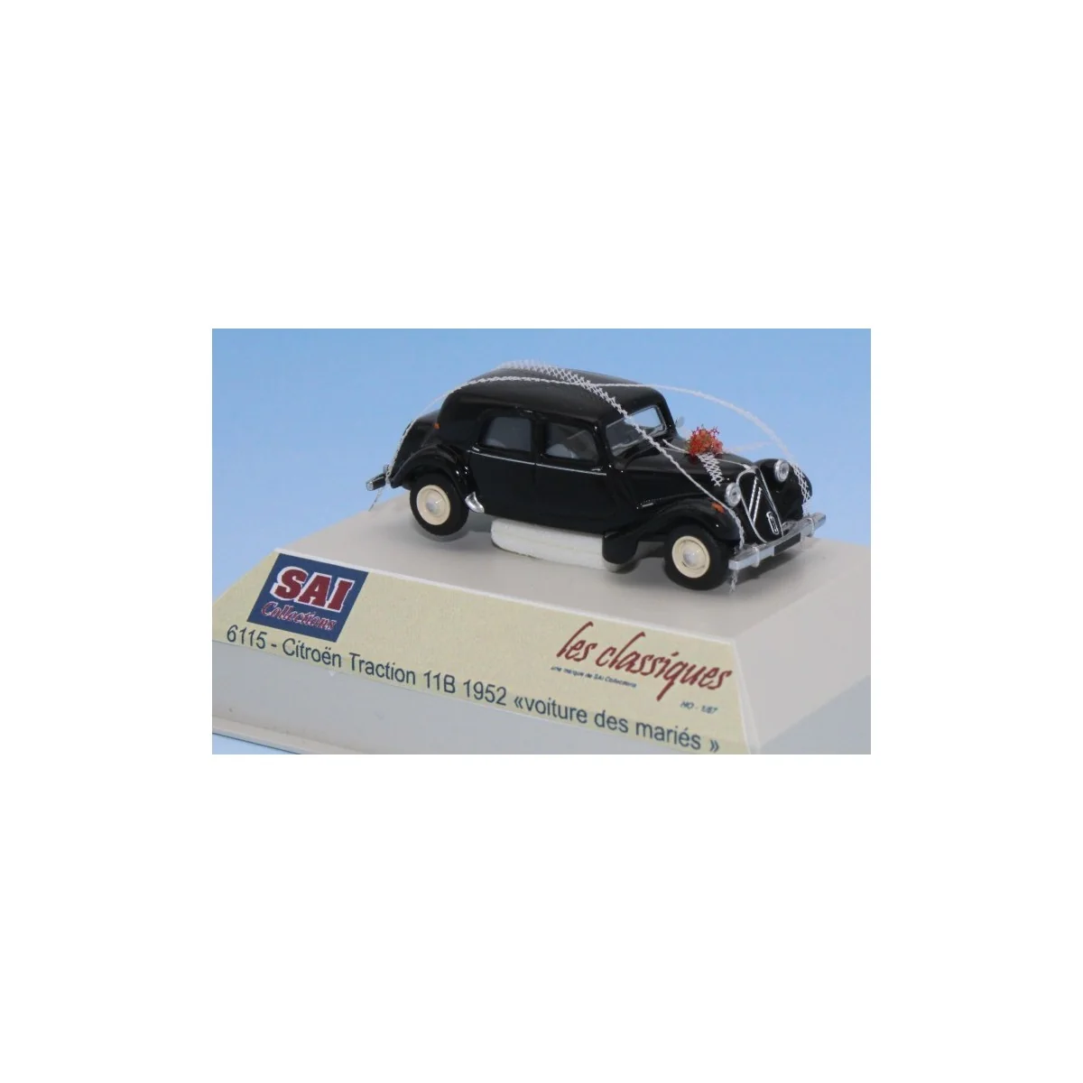 SAI 6115 Citroën Traction 11B 1952, black, Wedding Car - Sai_6115