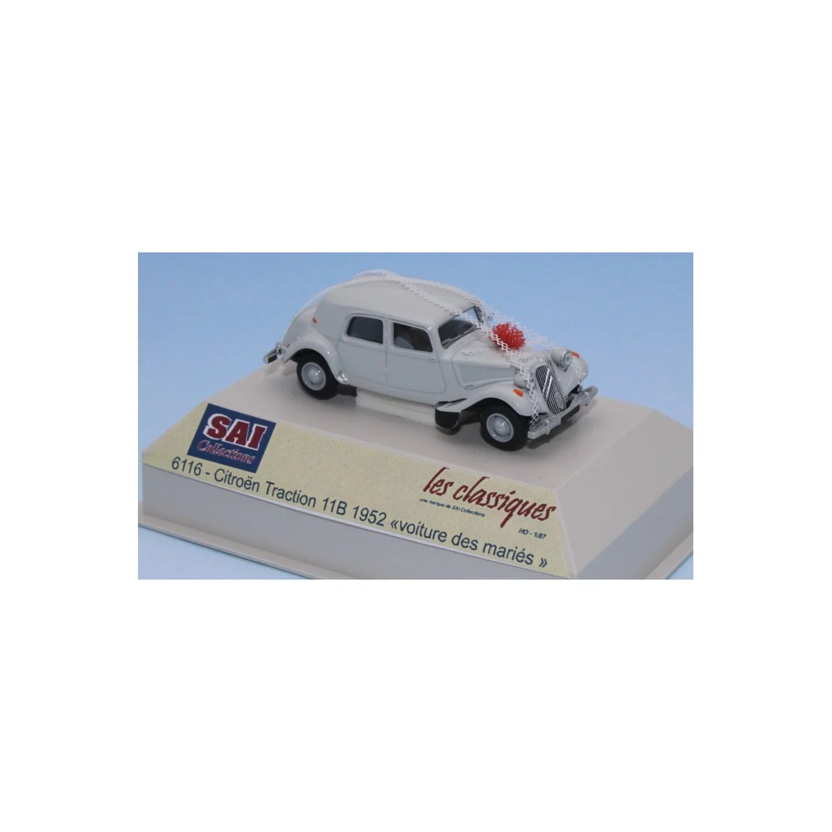 SAI 6116 Citroën Traction 11B 1952, gris perle, Voiture des Mariés Sai Sai_6116 - 1