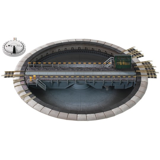 Fle_9152-copy of Fleischmann 6152 Pont tournant motorisé avec poste de commande