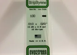 Wand 0.25x0.5x350mm Ref: 100 - Evergreen - S1370100