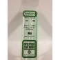 S1370102-Baguette 0.25x1.0x350mm Ref : 102 - Evergreen - S1370102