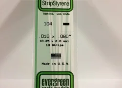 Wand 0.25x2.0x350mm Ref: 104 - Evergreen - S1370104