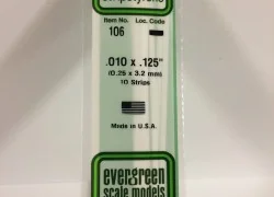 Wand 0.25x3.2x350mm Ref: 106 - Evergreen - S1370106