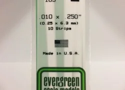 Wand 0.25x6.3x350mm Ref: 109 - Evergreen - S1370109