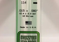 Wand 0.38x2.0x350mm Ref: 114 - Evergreen - S1370114